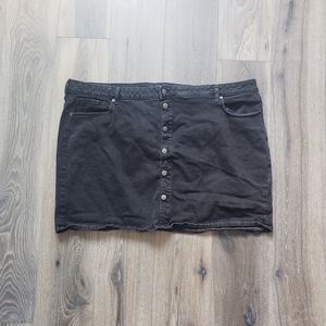 Plus Size button down skirt